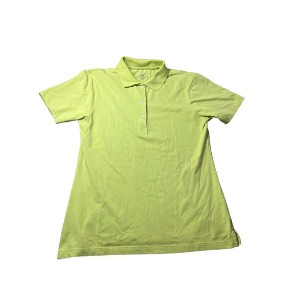 Patagonia Polo Button Down Shirt Casual Golf Green Short Sleeve Women's Medium - Picture 1 of 10